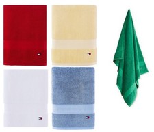 Tommy Hilfiger 100% Baumwolle Badetuch 30x54" Luxus weich saugfähig Spa Qualität