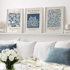 3er Set Matisse William Morris
