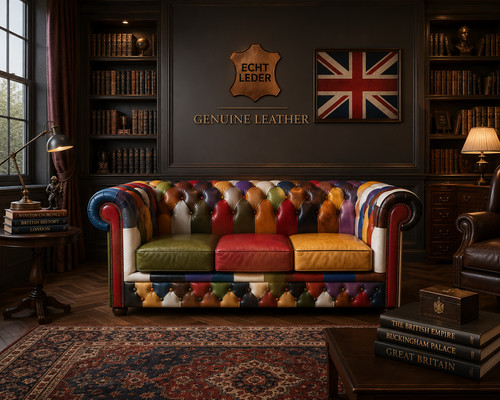 Chesterfield sofa sitz - sofa, 3