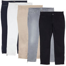 MAC Slim Chic Ankle Jeans Stretchjeans Cropped Straight Fit Slim Leg Damen Denim