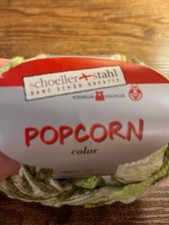 Yarn, Popcorn,Green Cotton &
