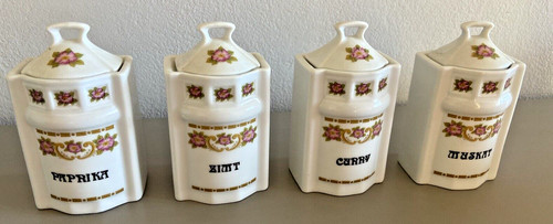 Landhausstil gewürzdosen set - landhausstil,