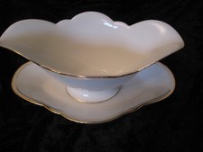 alte Sauciere Soßenschüssel  Arzberg Goldrand