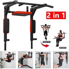 Klimmzugstange Multigriff Pull Up Bar Wandmontage Dip-Station Multifunktionales