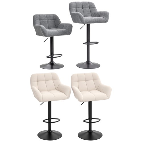 Homcom barhocker 2er set - homcom, 2er-set