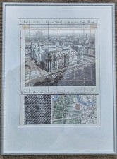 Christo - Verhüllter Reichstag - Offsetlitho mit Silberprägung