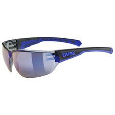 Uvex 204 equate Fahrradbrille Sonnenbrille black-blue/blue
