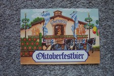 alter tischaufsteller brauerei löwenbräu münchen aufsteller oktoberfest bier dop