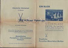 MEISSEN BERLIN, Prospekt 1935