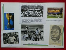 AUTOGRAMME & ORIGINALE UNTERSCHRIFTEN vom FUSSBALL WELTMEISTER 1970 - MS A962