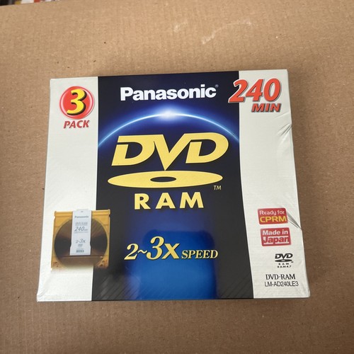 Panasonic dvd ram 4gb 240min - panasonic, 9,4gb