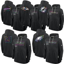 2025 Herren Crucial Catch Hoodie | Schwarz Dri-FIT Sideline Pullover | Sportswea