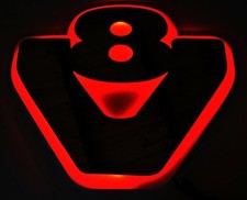 # LED Innen Rot Neon Beleuchtung Cool Dekoration V8 für 24V Cabin Fahrzeuge