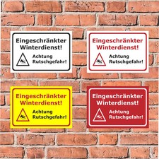 Schild Eingeschränkter