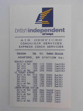 SYSTEM TIMETABLE BRITISH