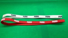 PUMA Haarbänder – 2 Stück (Multicolor: Rot & Weiß)