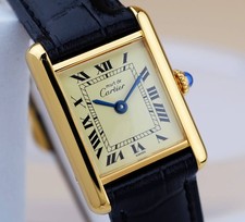 Cartier Must Tank Roman Ivory