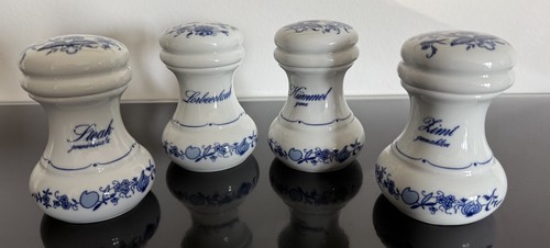 Gewürzdosen set zwiebelmuster - gewürzdosen,