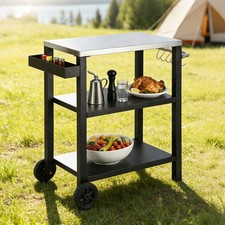 Grillwagen Serviertisch BBQ