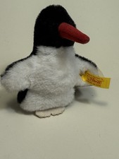 Steif Pinguin Ferrero 995088 Werbegeschenk mit Knopf und Etikett Top Zustand