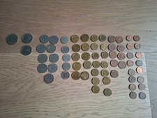 Konvolut 66 Münzen DM Deutsche Mark, 5, 2, 1, 0,50, 0,10, 0,05. 2 und 1 Pfennig