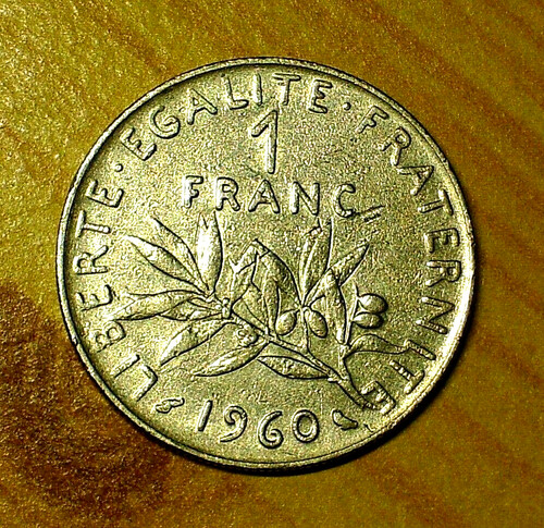 Frankreich franc 1960 - -1,