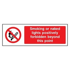 Rauchen oder nackte Lichter