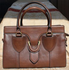 COCCINELLE - York Vintage Leder Tasche Fondant Brown - ungetragen NEU