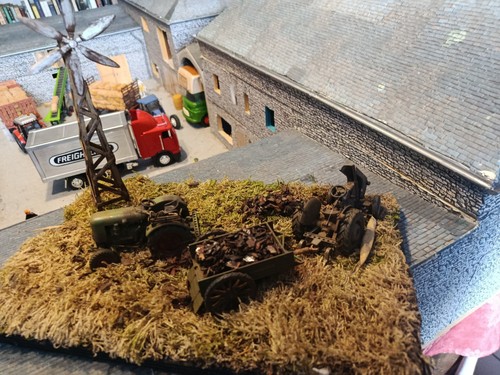 Diorama anciens tracteurs - anciens, x