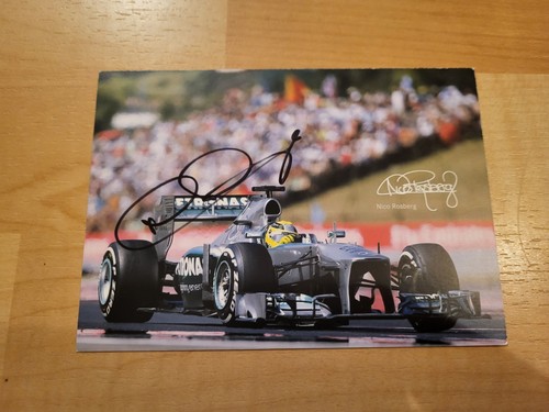 Autogrammkarte nico rosberg - nico,