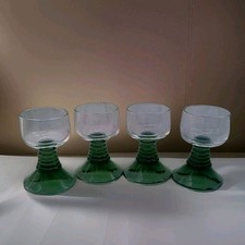 4 x 70er Jahre Luminarc Bienenstock Römer Gläser - Schnaps