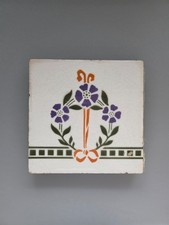 Jugendstil Fliese um 1900