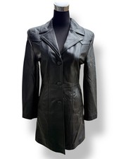 Echtleder damen mantel parka - damen,