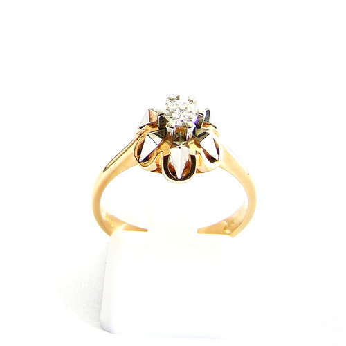 Ring rotgold 750er - ring, kt