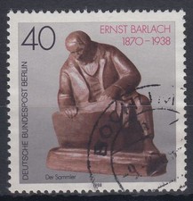 Berlin Germany 1988 Θ Mi.823 Bronzeplastik Barlach Skulptur Sculpture [blg144]