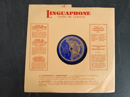 Linguaphone grammophon - linguaphone,
