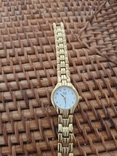 Vintage Osco Time Damenuhr / Quarz / Vergoldet / Swiss