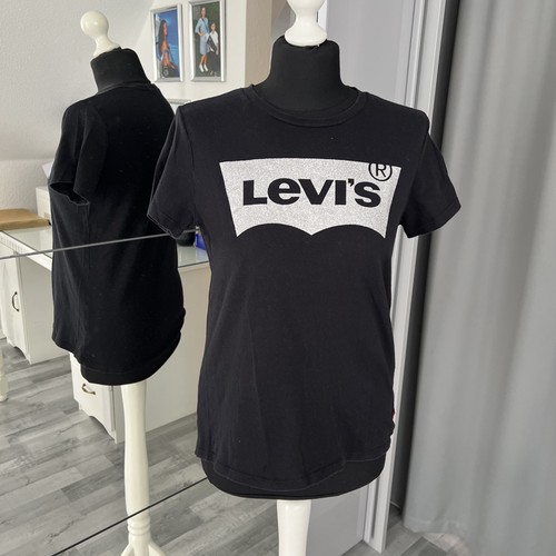 Levi damen shirt - t-shirt, schwarz