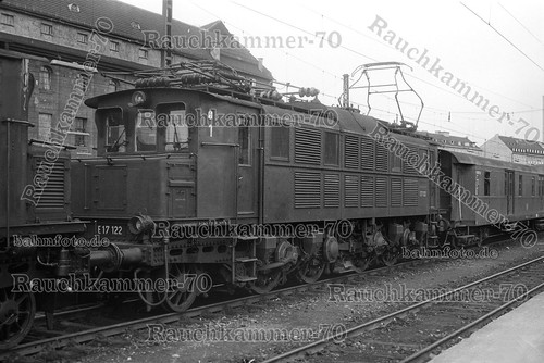 E17 122 münchen hbf 1964 - e17,