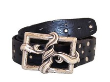 Damen Handmade Vintage Belt Gürtel Ledergürtel Größe 95