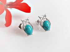 Eule Ohrstecker Silber 925