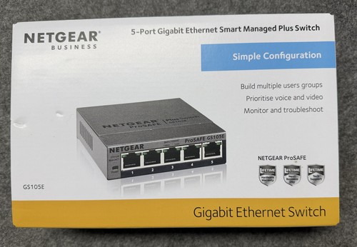 Netgear gs105e port gigabit - netgear,