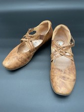 Think Damenschuhe Obermaterial, Futter und Decksohle Leder Gr. 40 Mittelbraun