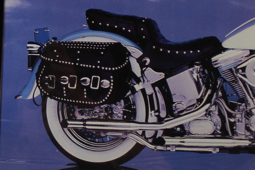 Gerahmter harley davidson - harley,