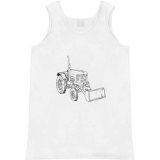 Trägershirt/Tanktop "Traktor mit Baggeraufsatz" für Erwachsene (AV048493)