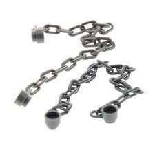 2x Lego Kette 21 Glieder neu-dunkel grau Star Wars 4516717 39763 60169 30104