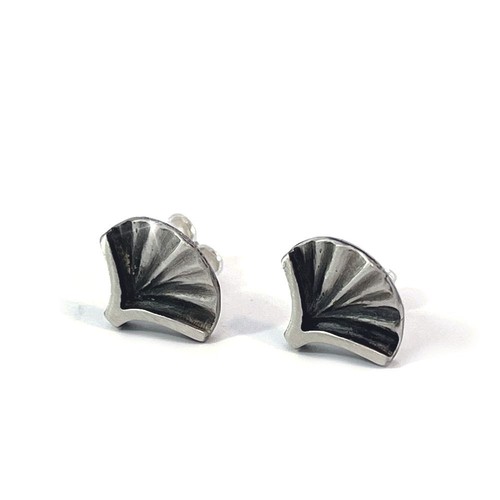 Ginkgoblatt ohrstecker - ginkgoblatt,