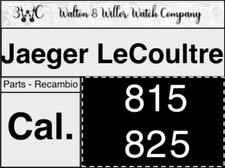 1 Pc Jaeger LeCoultre 815 /