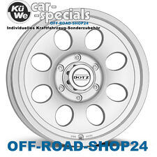 ALU-Felgen 8x16 ET20 DOTZ "RAFTING" Silber - US OLDTIMER /JUNGTIMER - LK127x5