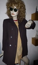 Benetton Nadelstreifen Hosenanzug 36 mit Gehrock